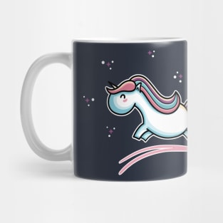 Kawaii Cute Leaping Unicorn Mug